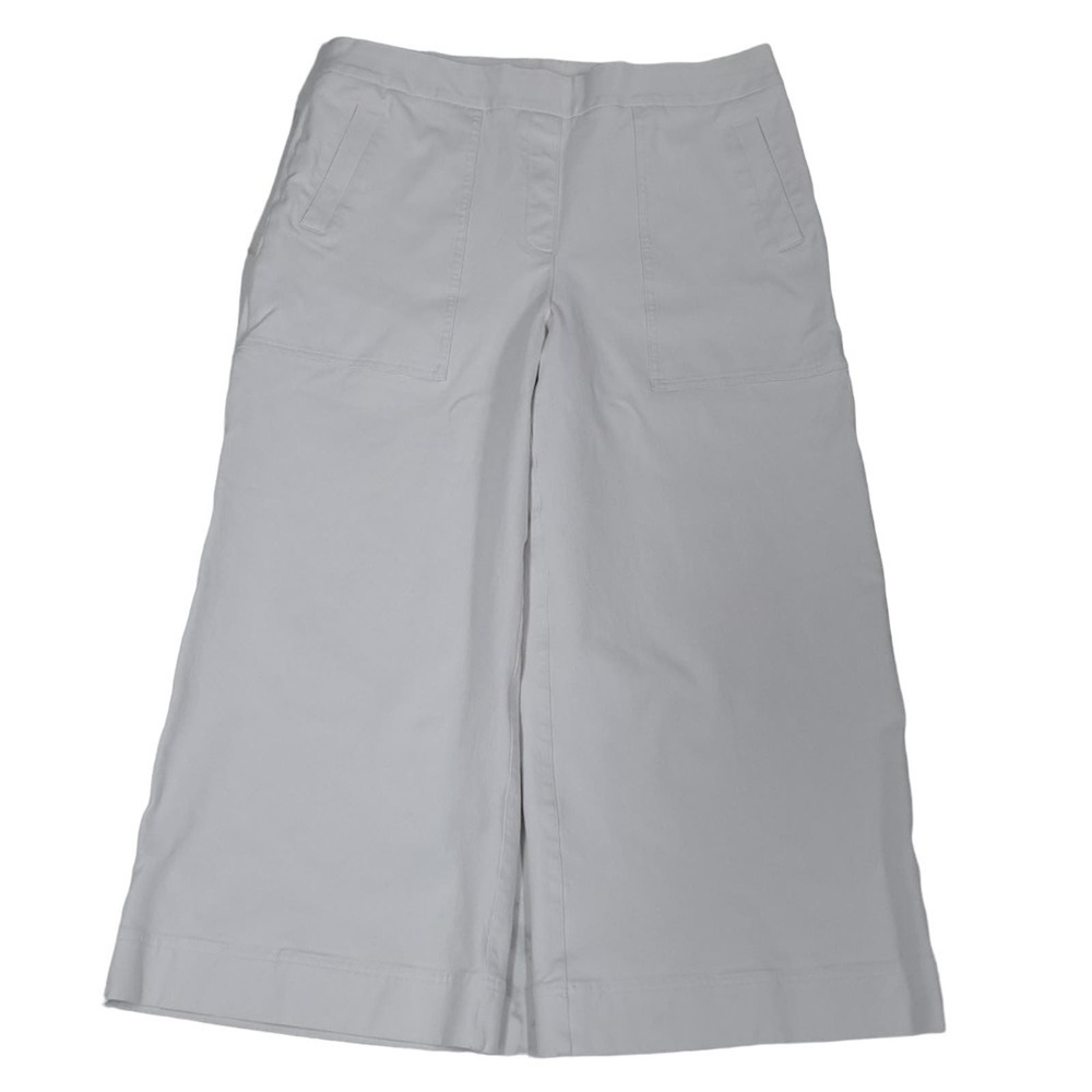 Spanx white pants Wide Leg High Waist Cropped XL